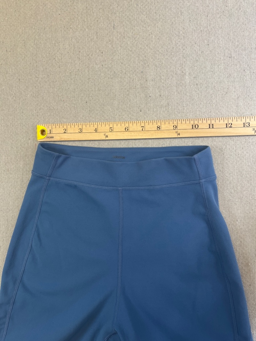 ODODOS Blue High Waisted Biker Shorts Women’s Size S Stretch Athletic - Picture 5 of 12